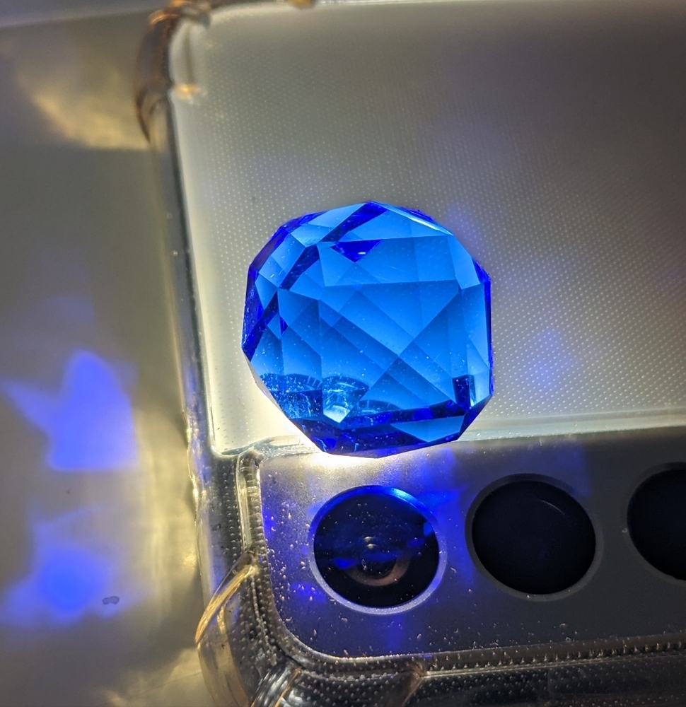 53.30 ct Tanzanite Cube Gemstone Cube Cut Octagonal Tanzanite